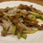 双龍居 - セセリと白ネギの炒め