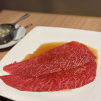 焼肉 黒田 - 温泉卵と絡めて