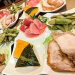 酒菜 やすらぎ - 飲み放題時の料理４品一例