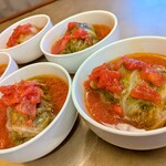 酒菜 やすらぎ - リクエストのロールキャベツ
手間暇かかるので
前もってリクエストしないと出てこないかも