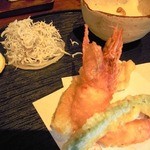 魚匠 銀平本店 - 大きなえびのてんぷら　