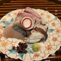 あわみ - 造り(鯛、鰆、蛸)