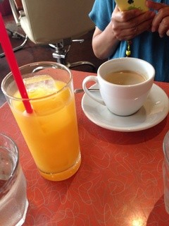 Aqua - オレンジジュースとコーヒー