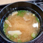 小谷食堂 - あなごめしの味噌汁