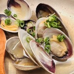 あじふらい てしお - アサリの酒蒸し