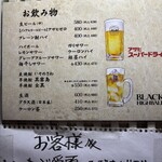 立鮨葵 - お飲物メニュー
