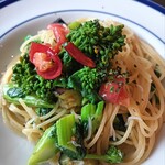 シェガーノ - シラスと菜の花のビアンコパスタ