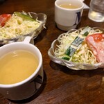 トルーヴィル - サラダとスープ