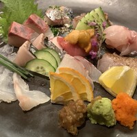 対馬のどぐろとイカ活き造り 博多 魚蔵 都ホテル店 - 