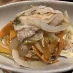 和楽亭 澤 - 蒸した豚肉と野菜