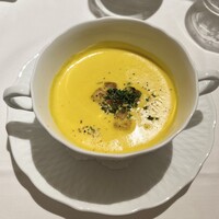 巴里 夕顔 - かぼちゃのポタージュは普通…？