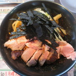 麺や 青雲志 - まぜそばチョモランマ+2(黒６辛)