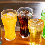 浅草もんじゃ 風鈴 - ソフトドリンク集合