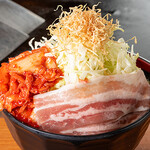 浅草もんじゃ 風鈴 - 豚キムチもんじゃ