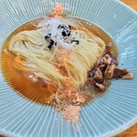 麺彩 こはね - 2025.4昆布水和え玉·海老450円