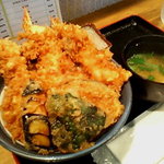 食事処しょじょじ - 大海老天丼大盛