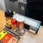 亀戸ジンジャーヌードル - 卓上