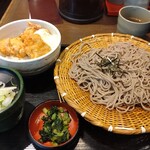 おらが蕎麦 - 鶏天丼定食