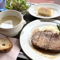 ビストロ グルマン - ランチプレート 鹿児島県産茶美豚のロティ