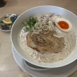 鶏白湯そば 燠 - 鶏白湯塩