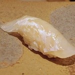 鮨 さいとう - マコガレイ昆布締め