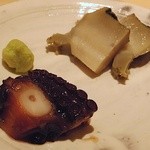 鮨 さいとう - 煮蛸と千葉産鮑