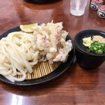 手打うどん ちえ福 - イカ天ざる　９３０円