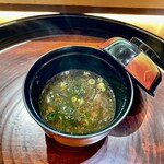 一心鮨 光洋 - ⑲アオサのお椀