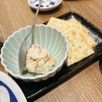 食堂酒場 明日も。 - サーモンクリームチーズディップ的物体