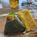 ショップたけざき - 天むす　玉子焼き　¥400(税込)