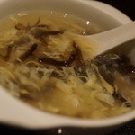 宋さんの飲茶 - きくらげ玉子スープ