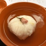 割烹つづみ - 桜の蕾が良いですね