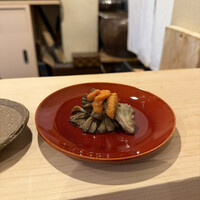 鮨 なかがわ - 舞茸のウニのせ