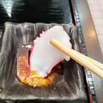 はまさき村 - タコの刺身（アップ）