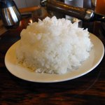 小樽 - 山盛りのライス