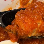 蒙古タンメン中本 - 樺太餡アップ