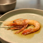 ❷車海老の紹興酒漬け