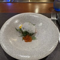 銀座 鉄板焼き Sublime - 泡が透明な醤油