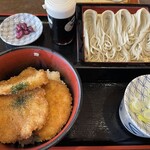 こんごう庵 - タレカツ丼セット¥1050タレカツが美味しい