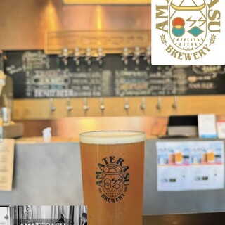 江ノ島の島内にて自社製造の大人気クラフトビールございます！