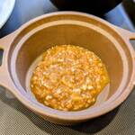 松屋 - 別添えの背脂醤油ダレ