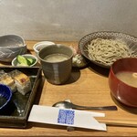 そば割烹 よいん - よいん蕎麦ランチ（焼き鯖寿司） 1,650円