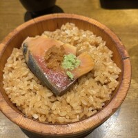 焼うお いし川 名古屋 - ブリをおろしとわさびで