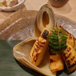 蕎麦の実 - 焼きたけのこ