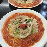 サンタナ - 料理写真:トマトソース　きこり風　麺量Ｓ