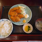 市場亭 - カキフライ定食