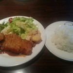 Touge No Wagaya - ポークカツランチ750円