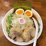 ヤマネコ軒 - 特製鰹だし醤油豚そば並＋ヤサイマシ＋オロチ