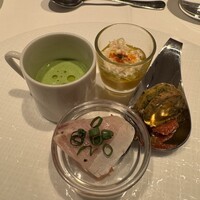 アンフュージョン - 旬のアミューズ盛り合わせ4種