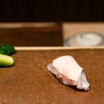 寿司つばさ - カスゴと千枚漬け